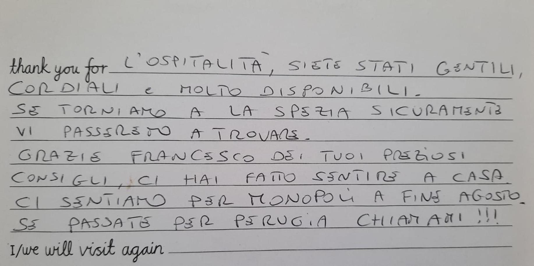 Dimora Stella Di Aprile Apartment Специя Екстериор снимка